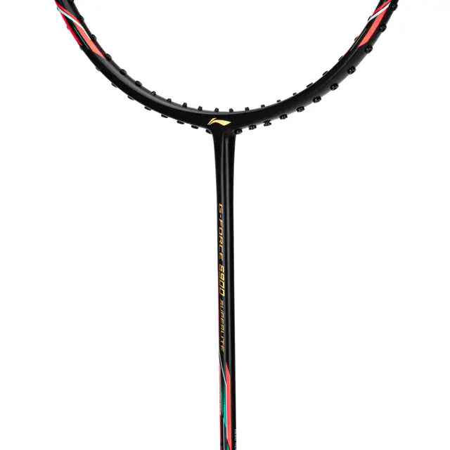 Li-Ning GForce 5900 Superlite Badminton Racket - Black/Cyan/Orange