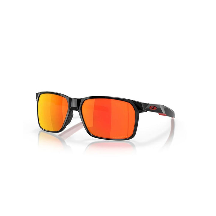 Oakley Portal X Polished Black Prizm Ruby Polarized Sunglass