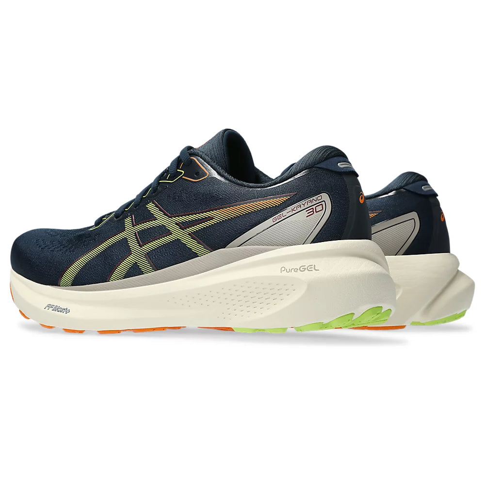 ASICS GEL-KAYANO 30 (M) - (FRENCH BLUE/NEON LIME) RUNNING SHOES - InstaSport