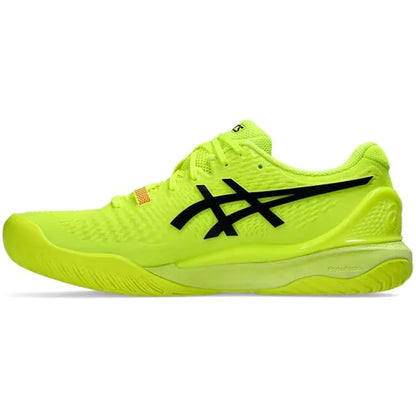 Asics Gel Resolution 9 Paris Tennis Shoes (Safety Yellow/ Black) - InstaSport