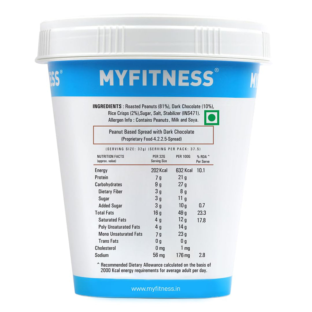 MYFITNESS Chocolate Crispy Peanut Butter - InstaSport