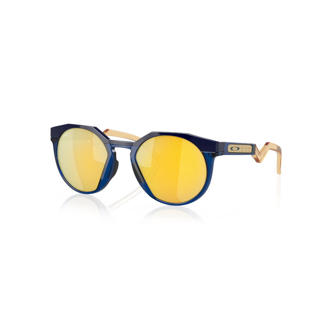 Oakley HSTN Navy/Trans Blue Prizm 24K Polarized Sunglass