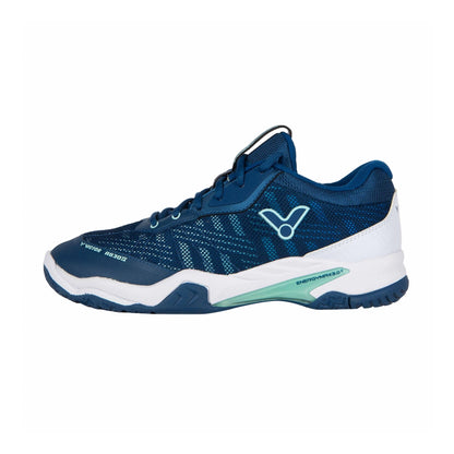 Victor A830 IV Badminton Shoes - Blue/White