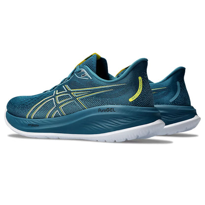 ASICS GEL-CUMULUS 26 MEN'S (EVENING TEAL/ BRIGHT YELLOW) RUNNING SHOES - InstaSport