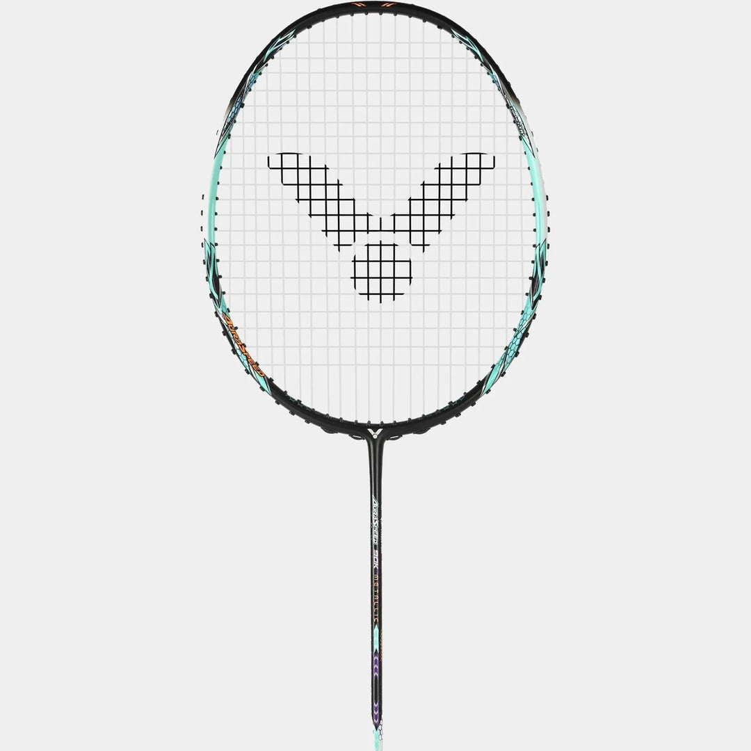 Victor AuraSpeed 90K Metallic Badminton Racket(R Tale Turquoise)