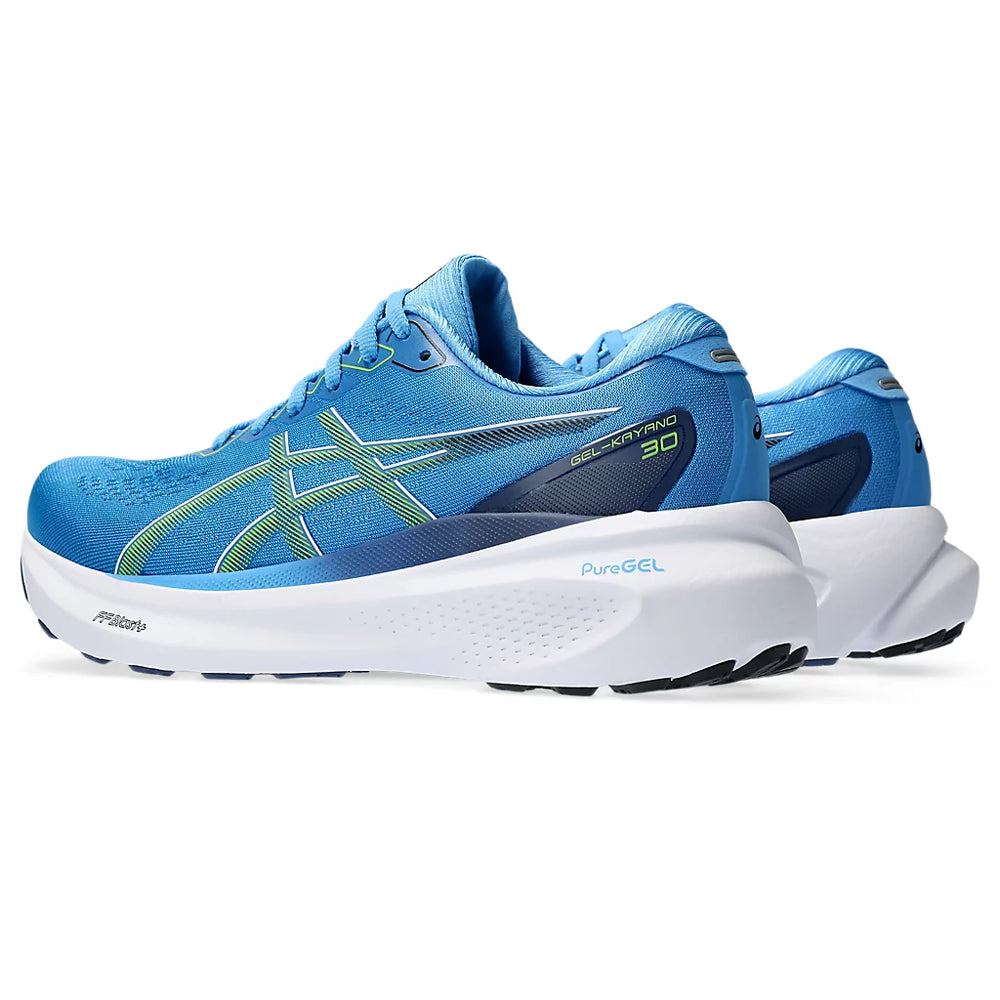 ASICS GEL-KAYANO 30 (M) - (WATERSCAPE/ELECTRIC LIME) RUNNING SHOES - InstaSport