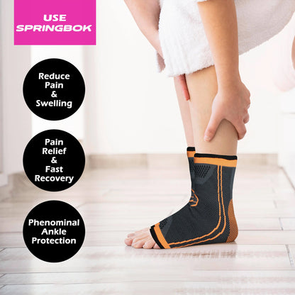 Springbok Ankle Brace Compression Sleeve - InstaSport