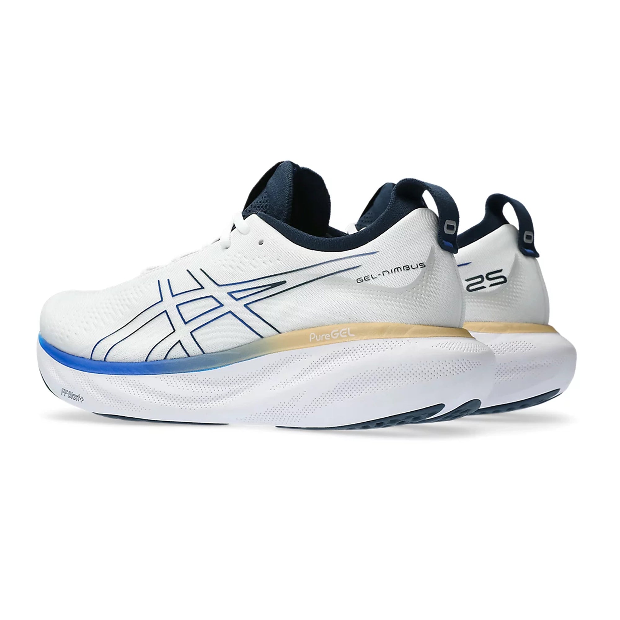 ASICS GEL-NIMBUS 25 WHITE/ILLUSION BLUE - 1011B547.104