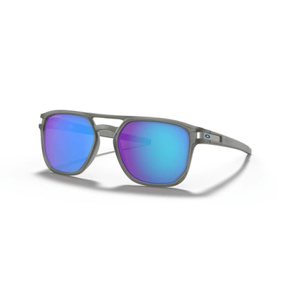 Oakley  Latch Beta Matte Grey Prizm Sapphire Irid Polar Sunglass - InstaSport