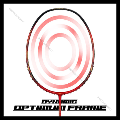 Li-Ning 3D CALIBAR X Boost (Red/Black) Badminton Racket - InstaSport