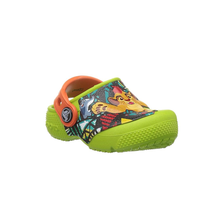 Crocs FunLab Lion Guard Girls Clog in Green