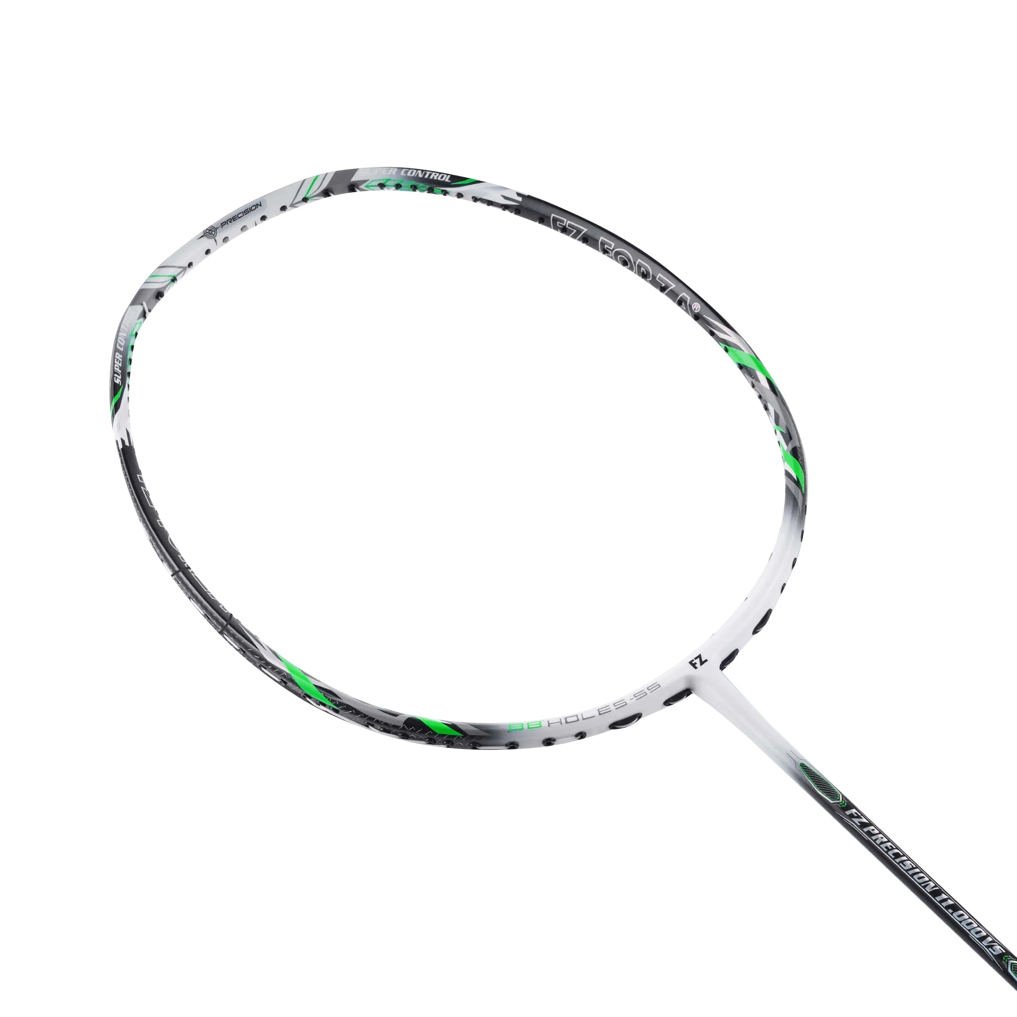 Fz Forza Precision 11000 Very Stiff Strung Badminton Racket - White/Green