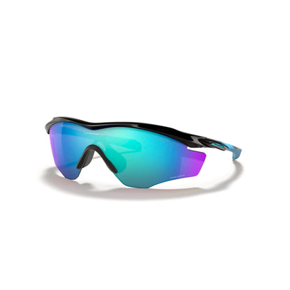 Oakley M2 Frame XL Polished Blk Prizm Sapphire Sunglass - InstaSport