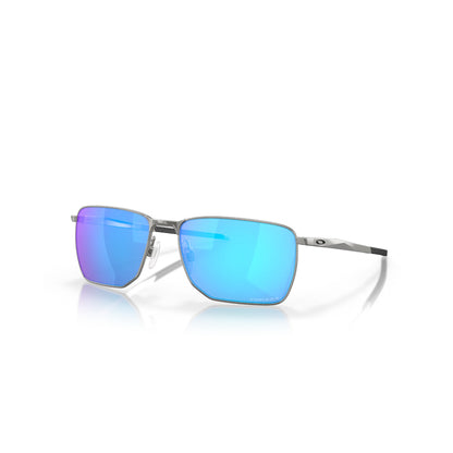 Oakley Ejector Satin Chrome Prizm Sapphire Sunglass - InstaSport