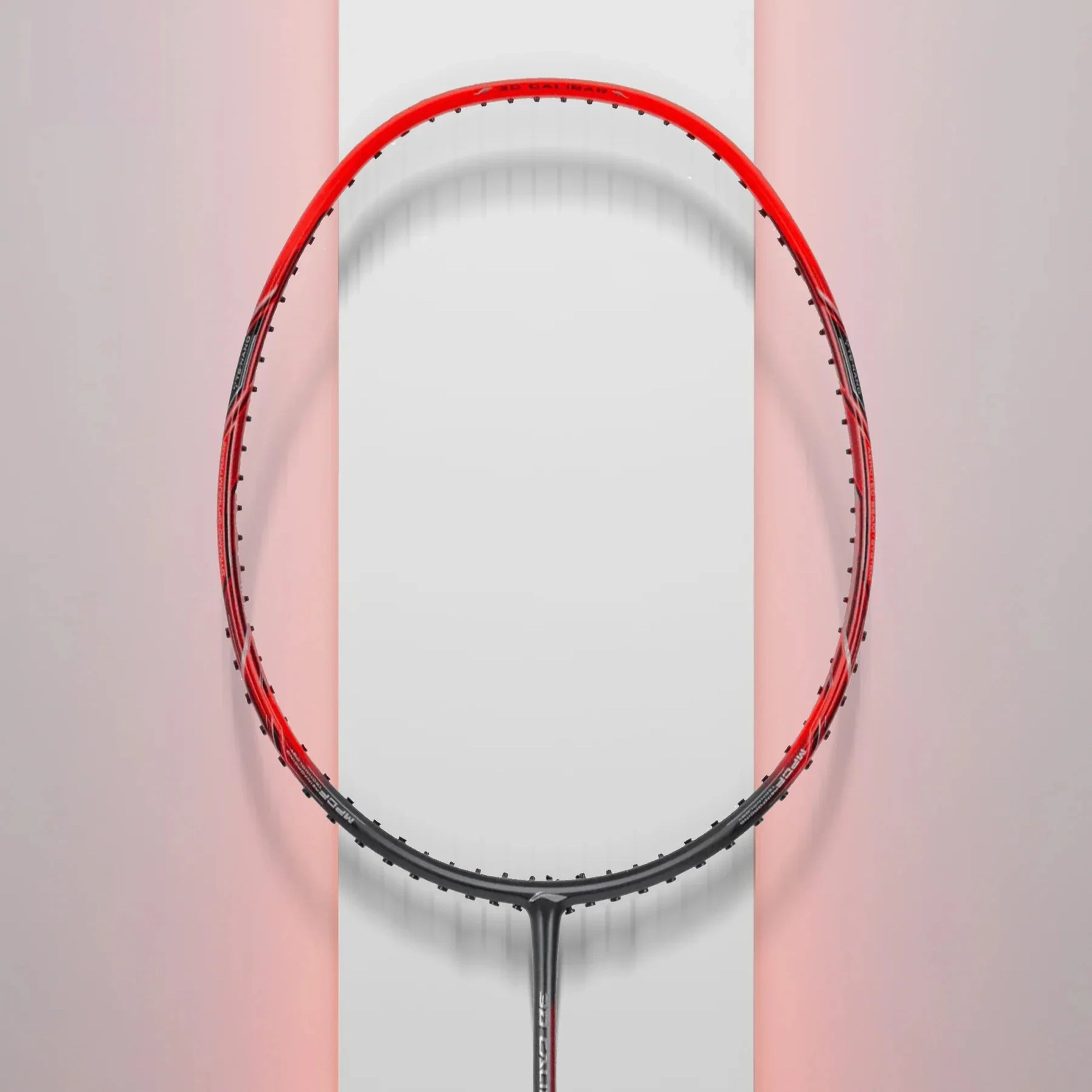 Li-Ning 3D CALIBAR X Boost (Dark Grey/Red) Badminton Racket - InstaSport