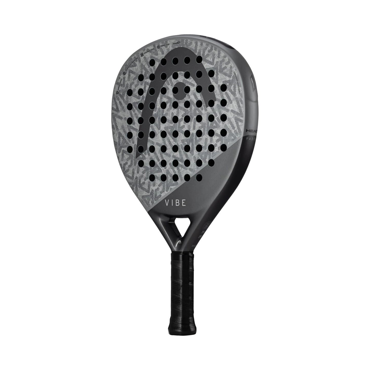 Head Vibe 2025 Padel Racquet - Black/Grey