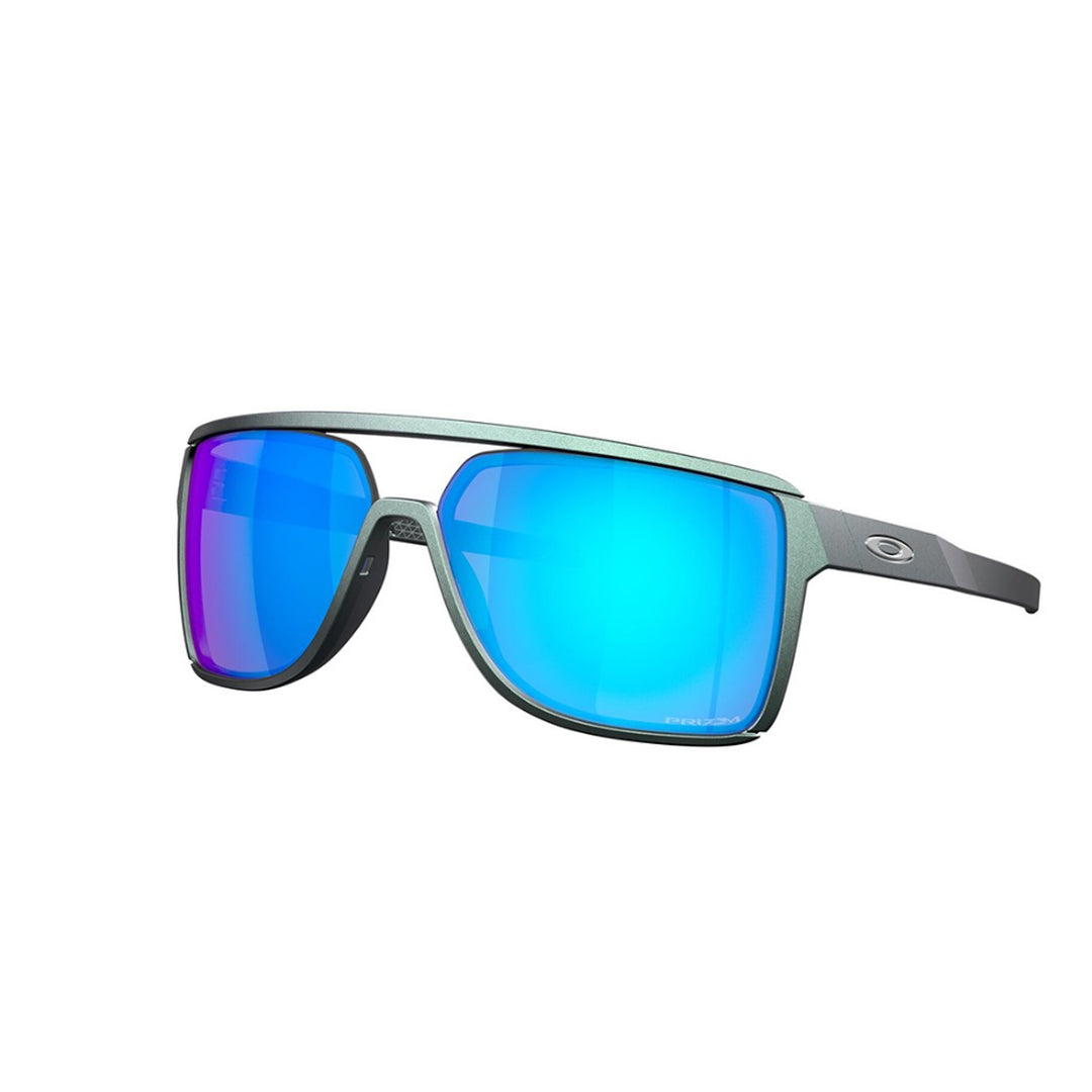 Oakley CASTEL Matte Silver/Blue Colour shift Prizm Sapphire