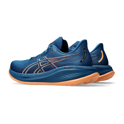 ASICS GEL-CUMULUS 26 MEN'S RUNNING SHOES (RICH NAVY/ FADED ORANGE)