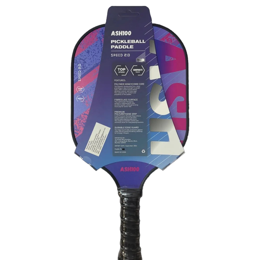 Ash 100 Fibreglass Pickleball Paddle