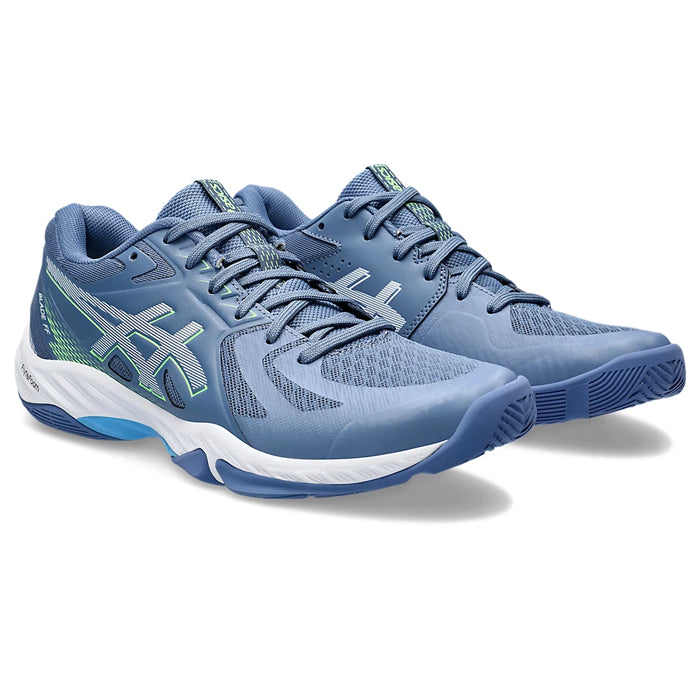 Asics Blade FF (Denim Blue/ Lime Burst) Badminton Shoes