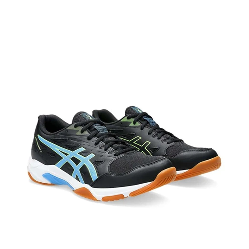 Asics Gel Rocket 11 Badminton Shoes (Black/ Waterscape) - InstaSport