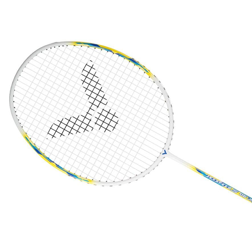 Victor Jet Speed JS-06JR Junior UnStrung Badminton Racket (Light Yellow)