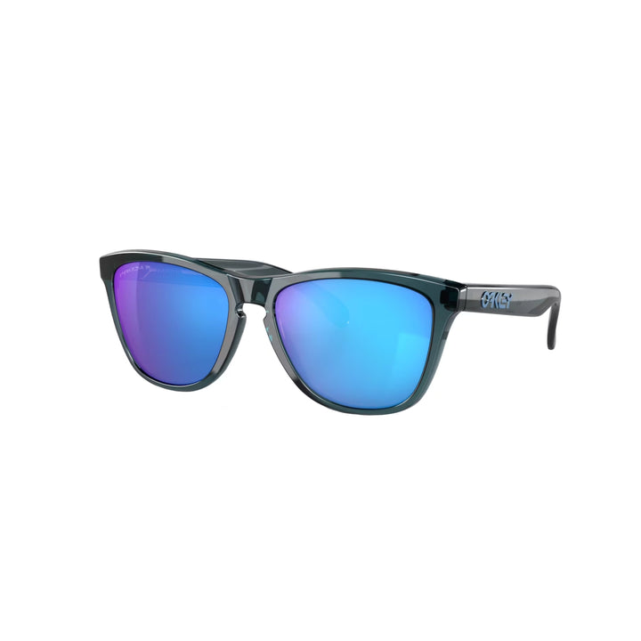 Oakley Frogskins Crystal Black Prizm Sapphire Irid Polarised Sunglass