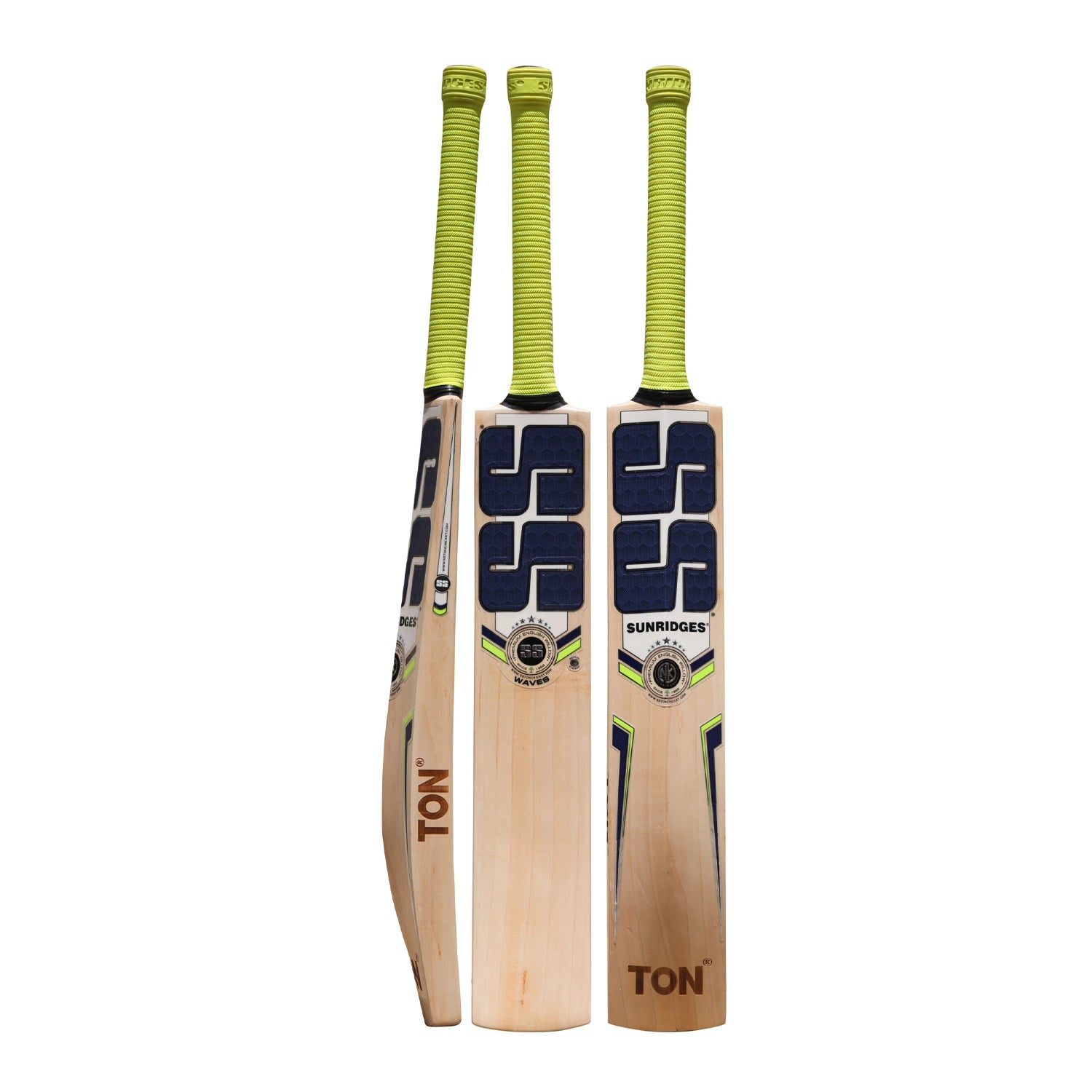 SS Waves English Willow Cricket Bat - SH