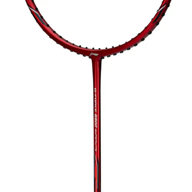 Li-Ning GForce 5900 Superlite Badminton Racket - Dark Red/ Silver