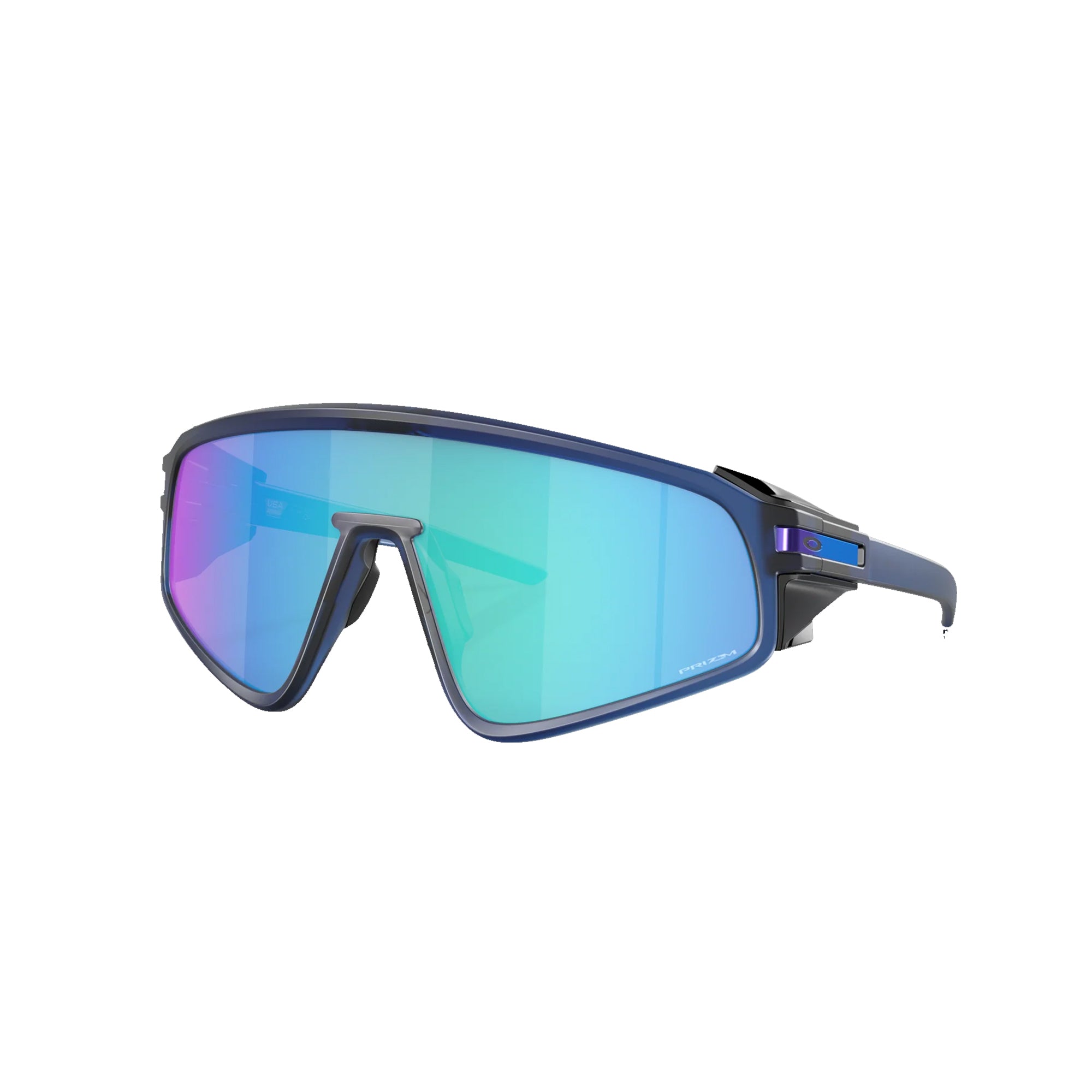 Oakley Latch Panel Matte trans Navy Prizm Sapphire  Sunglass - InstaSport