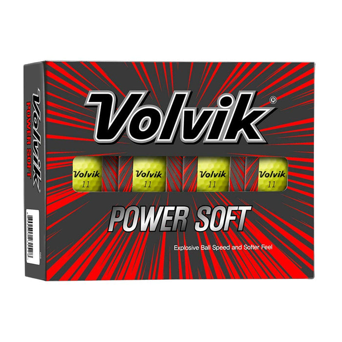 Volvik Power Soft Yellow Golf Balls