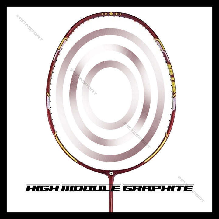 Apacs Finapi 232 XTRA Power Badminton Racket (Red/Gold) - InstaSport