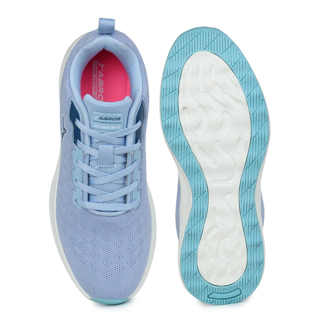 ABROS Women's Axel Sports Shoes/Casual Shoes - Ice-Blue/Teal