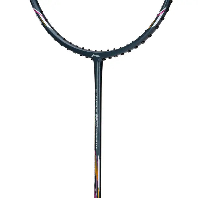Li-Ning GForce 5900 Superlite Badminton Racket - Grey/Silver/Pink - InstaSport