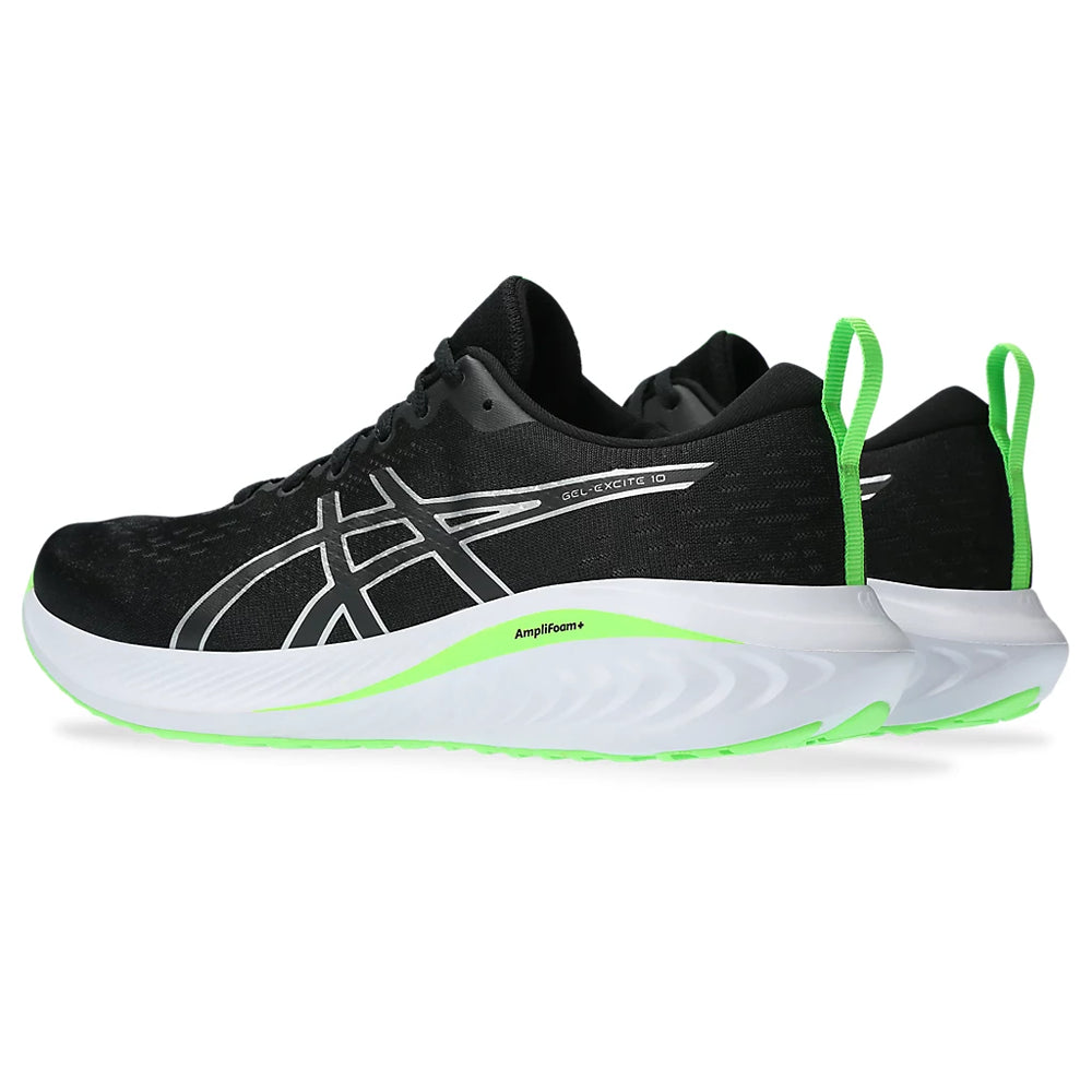 ASICS GEL-EXCITE 10 (M) - (BLACK/PURE SILVER) RUNNING SHOES - InstaSport