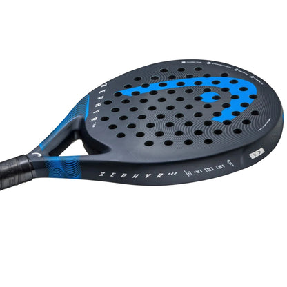 Head Zephyr Pro 2023 Padel Racquet- Black/Blue