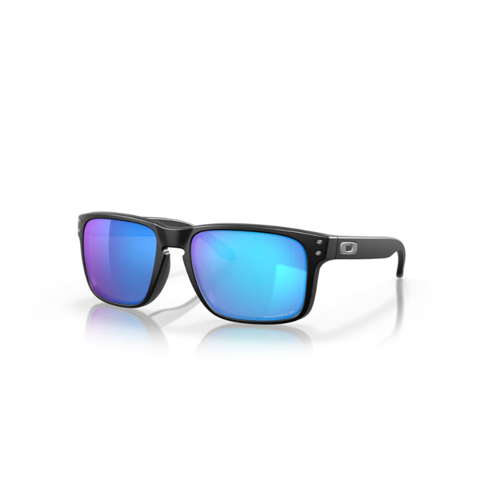 Oakley Holbrook Matte Black Prizm Sapphire Irid Polar Sunglass