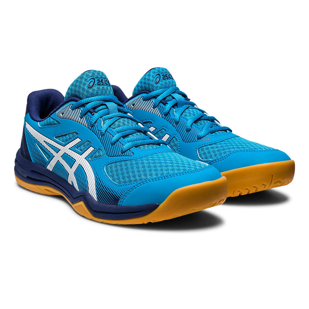 ASICS Upcourt 5 Men's Badminton Shoes Island Blue / White