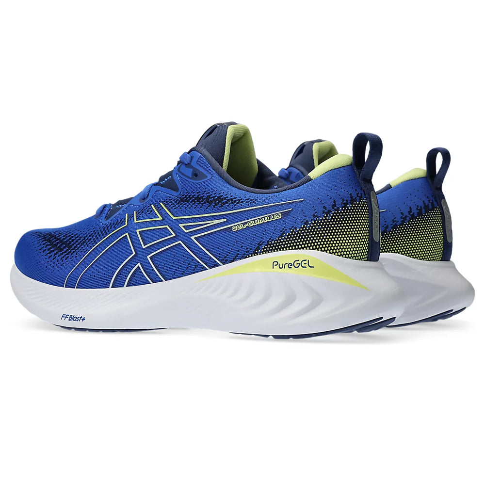 ASICS GEL-CUMULUS 25 (M) - ILLUSION BLUE/ GLOW YELLOW RUNNING SHOES - InstaSport