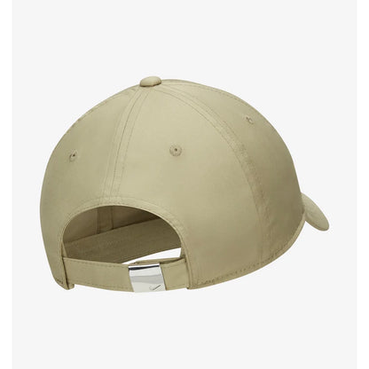 Nike Dri-Fit Club Unstructured Metal Swoosh Cap - Neutral Olive/Metallic Silver