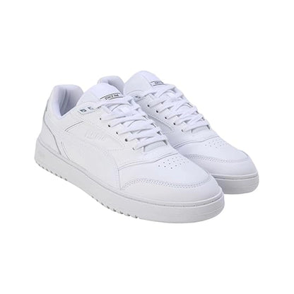Puma Doublecourt Unisex Sneaker (White-Cool Light Gray) 39328401