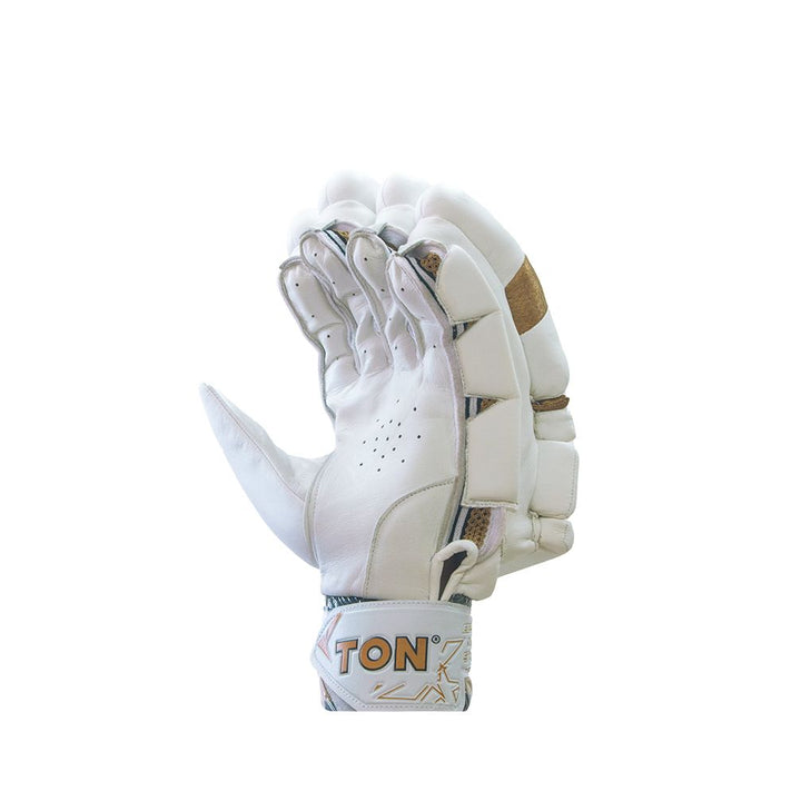 SS Ton Gold Edition Cricket Batting Gloves - InstaSport