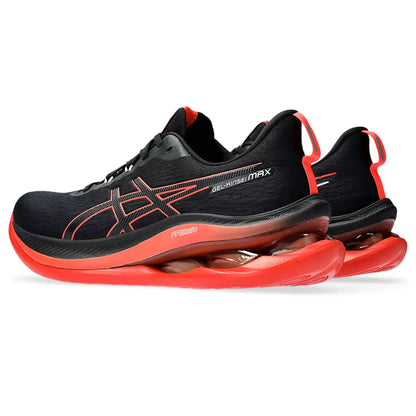 ASICS GEL-KINSEI MAX MEN'S (BLACK/ SUNRISE RED) RUNNING SHOES - InstaSport