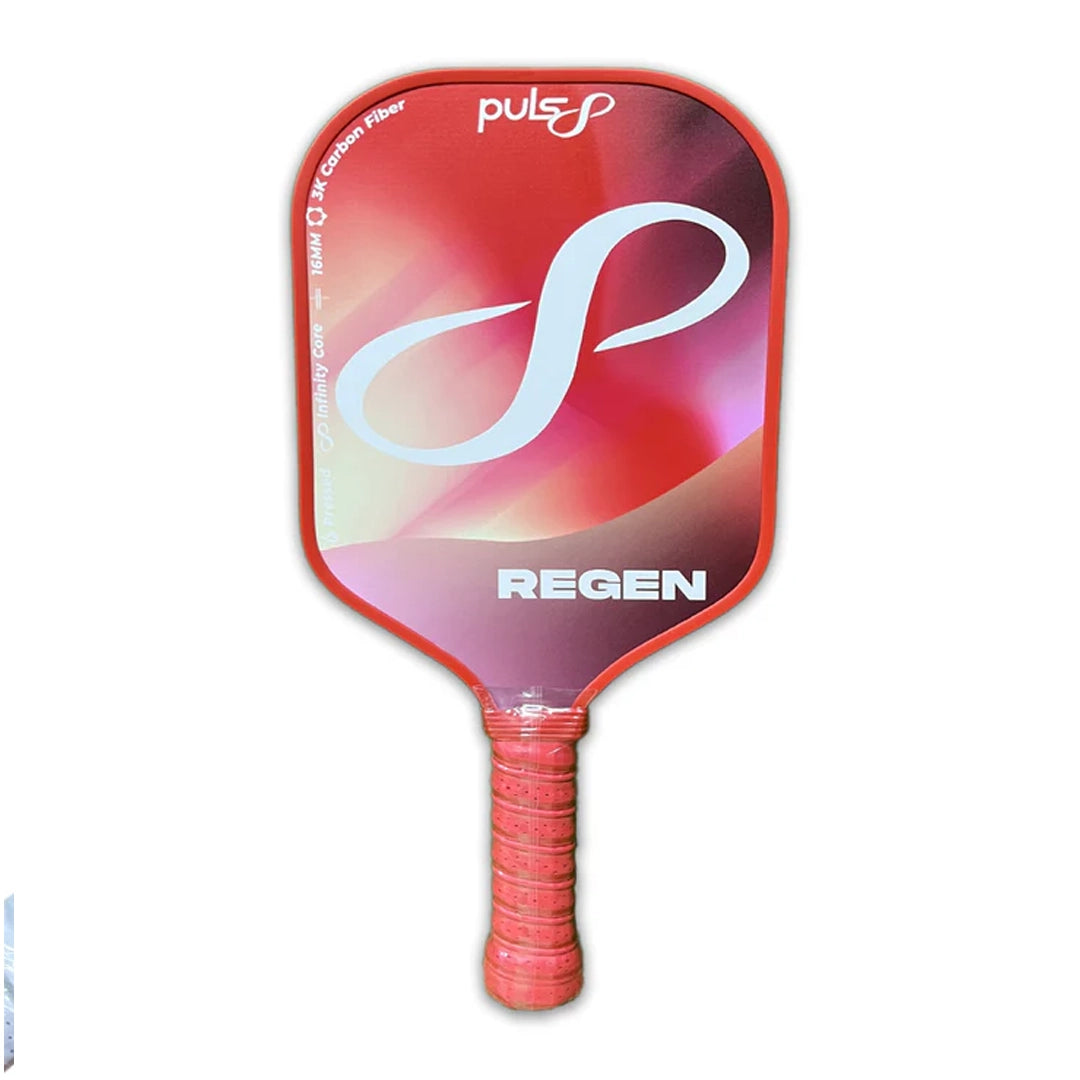 Puls8 Regen 3K Carbon Pickleball Paddle 16mm (2 Paddles + 2 Cover Bag + 4 Balls)