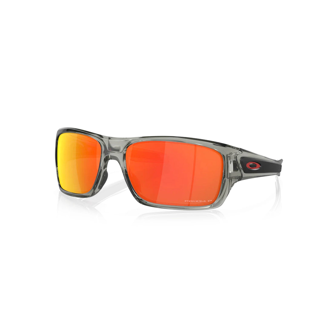 Oakley Customized Turbine Polished Clear Prizm Ruby Polarized Sunglass