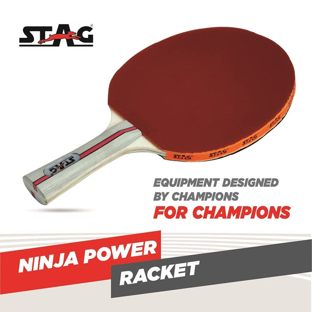 Stag Ninja Power Table Tennis Racquet - InstaSport