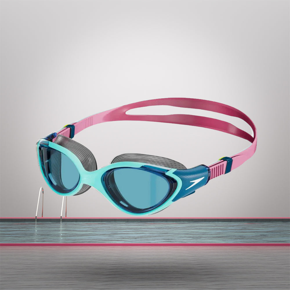 Speedo Women's Biofuse 2.0 Tint - Lens Goggles -Blue & Pink