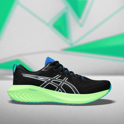 ASICS GEL-EXCITE 10 (M) - (BLACK/LIGHT BLUE) RUNNING SHOES - InstaSport