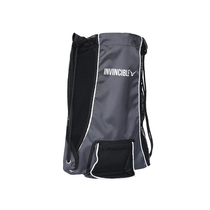 Invincible Boxing Gloves Drawstring Polyester Bag 15 Ltrs with Side Mesh for Air Ventilation