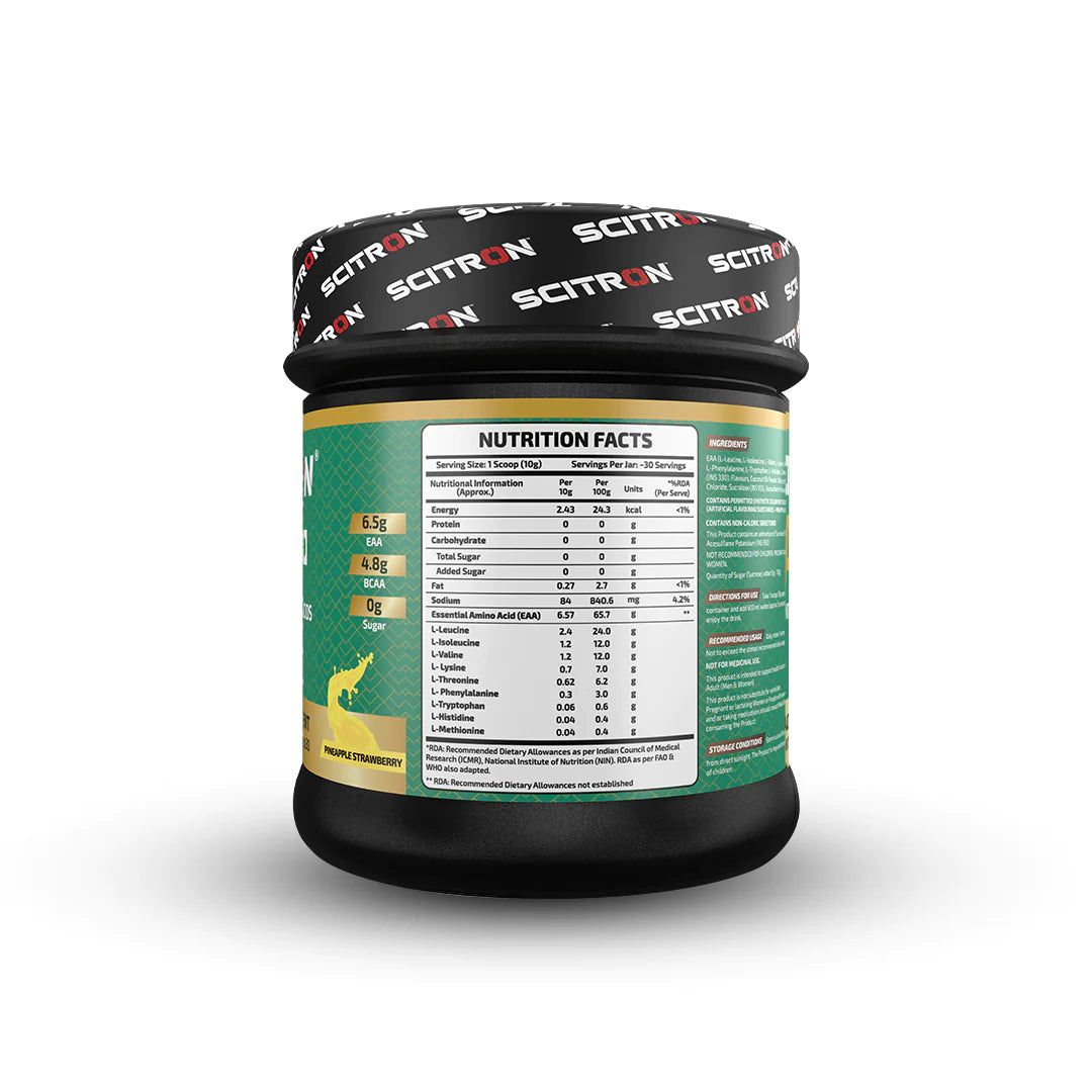 Scitron Nitro Series EAA 9 Essential Amino Acids - (Pineapple Strawberry) - InstaSport